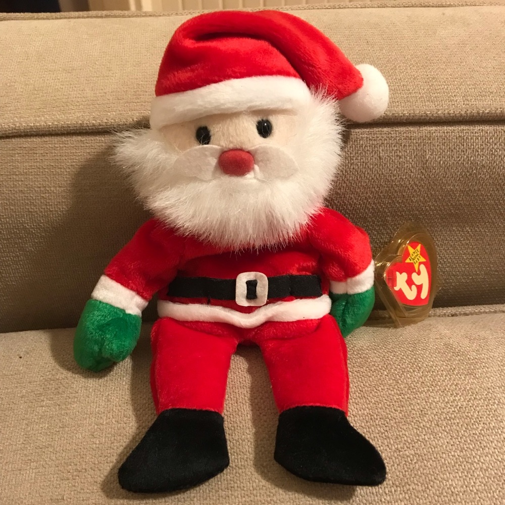 ty Beanie Baby Original Santa 1998